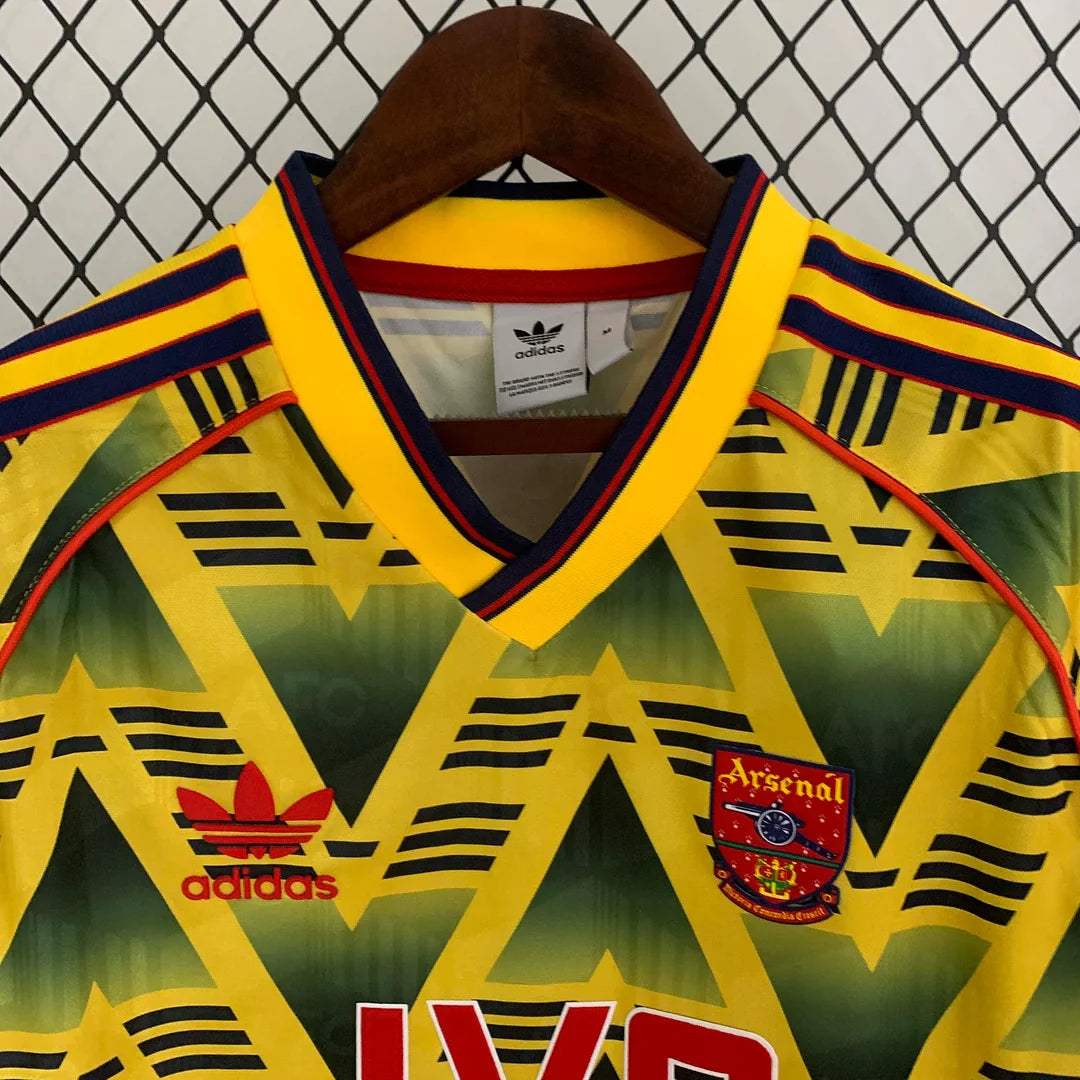 1991-1993 Retro Arsenal Away Jersey Long Sleeve