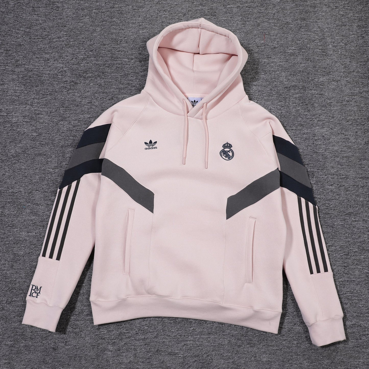 Real Madrid Tracksuit Pink and Grey