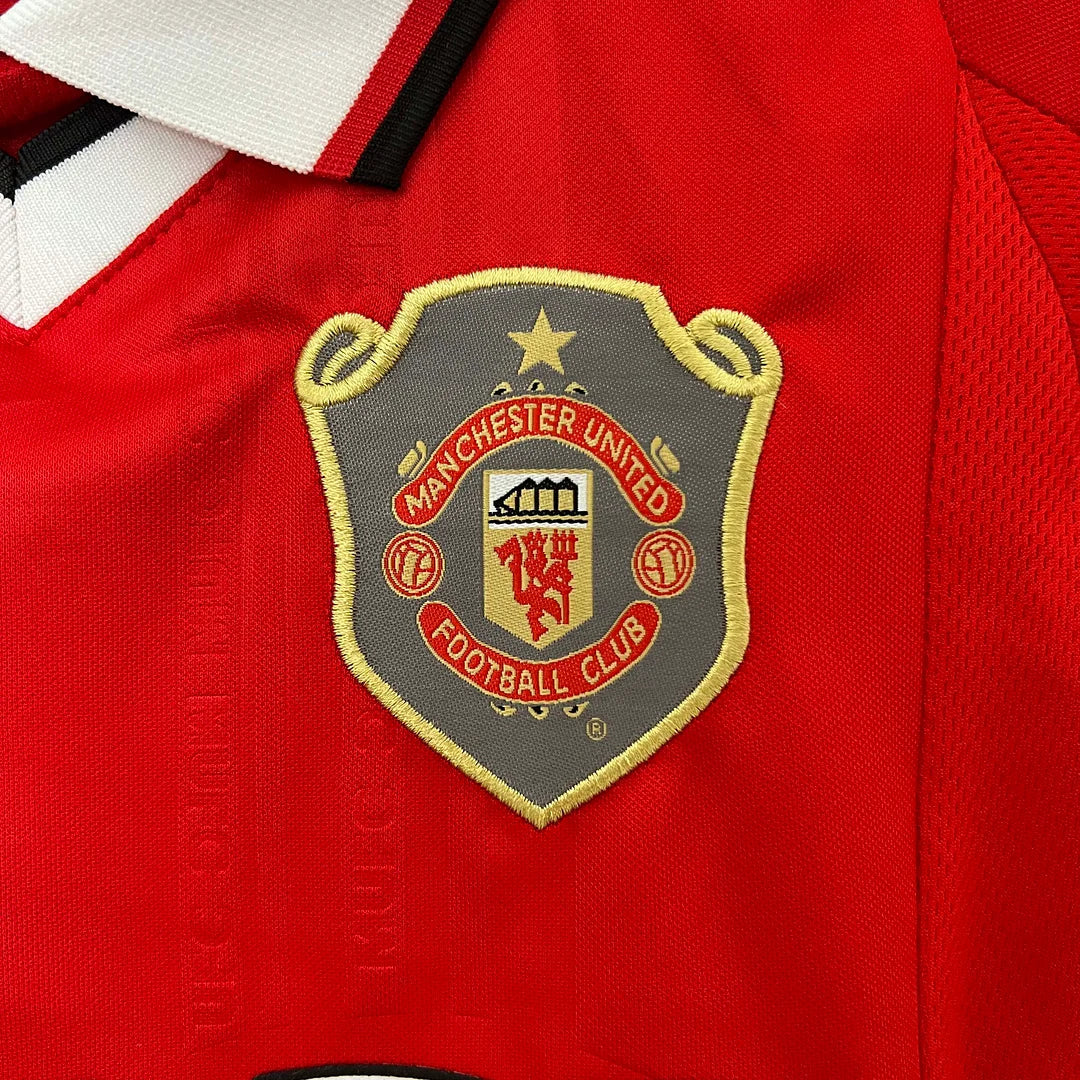 1999/2000 Retro Manchester United European Home Tenue