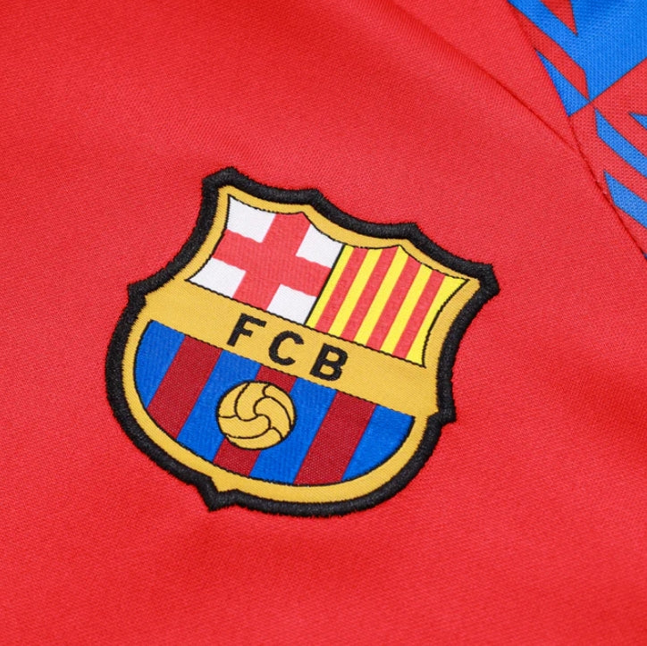 Barcelona Dark Blue and Red Tracksuit