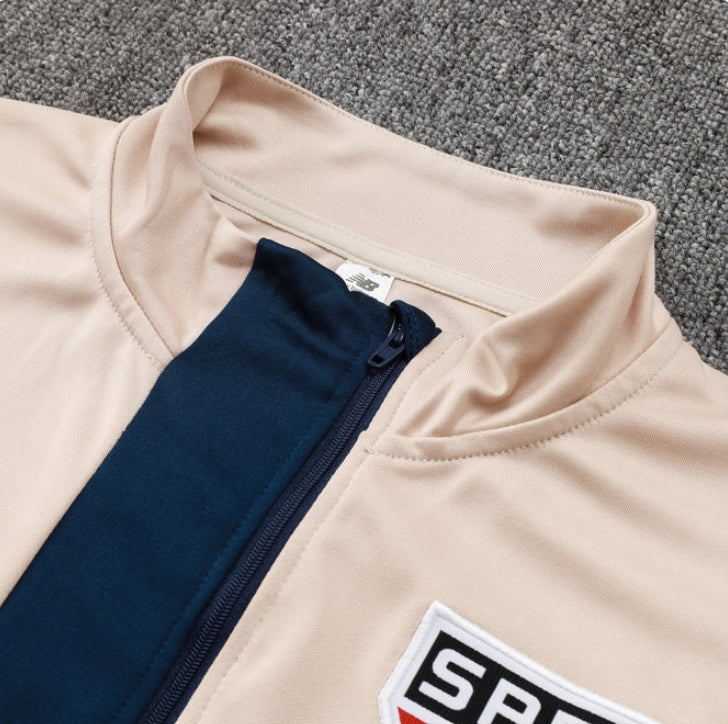 Sao Paolo Dark Blue and Beige Tracksuit