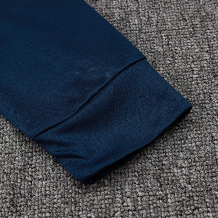 Sao Paolo Dark Blue and Beige Tracksuit