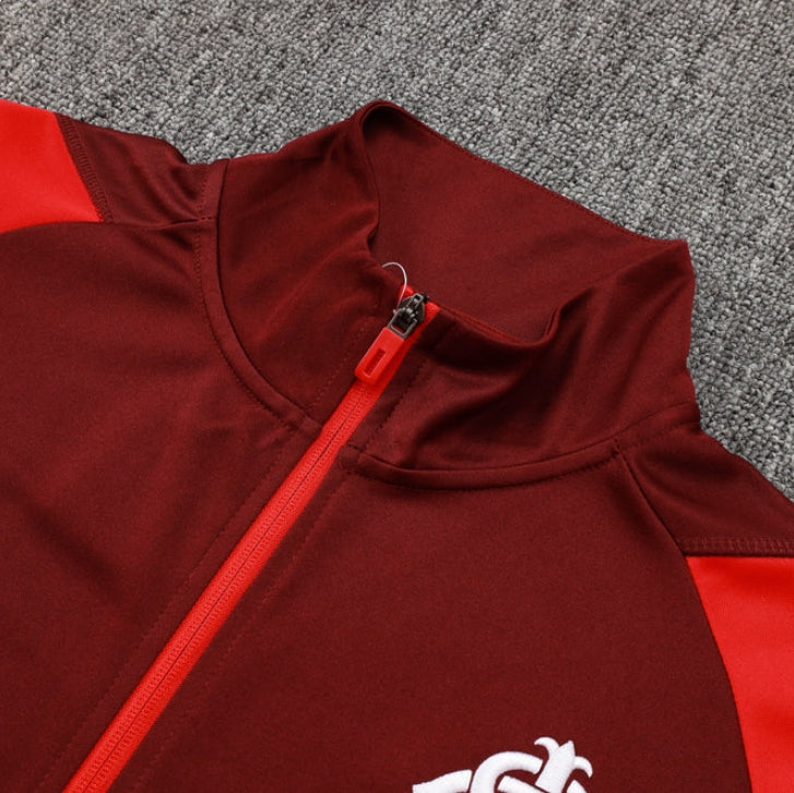 SC International Dark Red Tracksuit