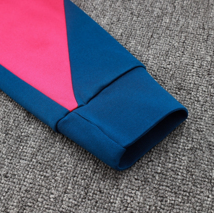 Barcelona Dark Blue and Red Tracksuit