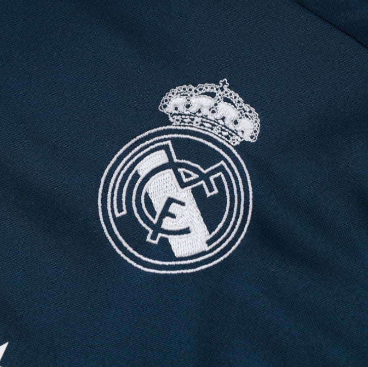 Real Madrid Dark Blue and Yellow Tracksuit