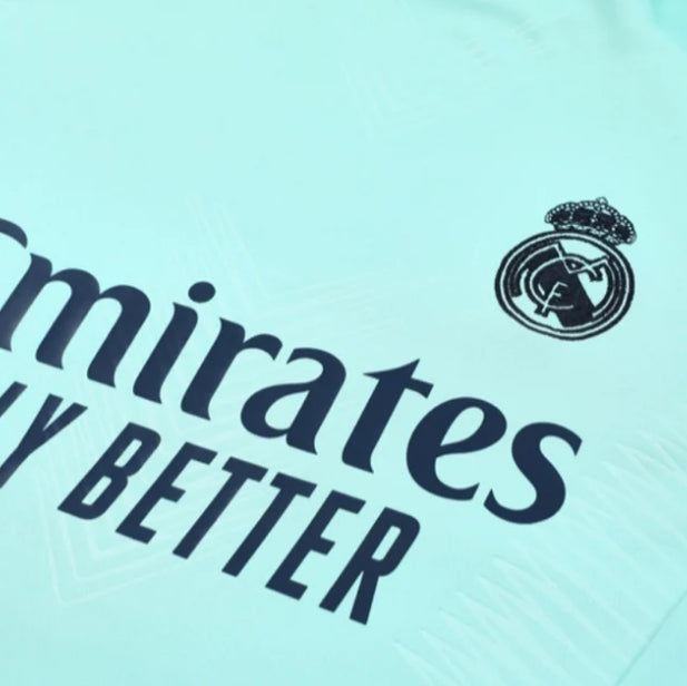 Real Madrid Dark Blue and Mint Tracksuit
