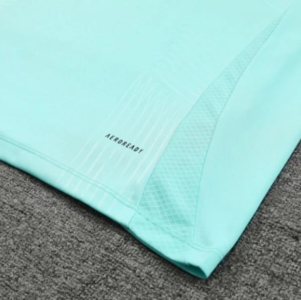 Real Madrid Dark Blue and Mint Tracksuit