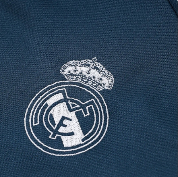 Real Madrid Dark Blue and Yellow Tracksuit