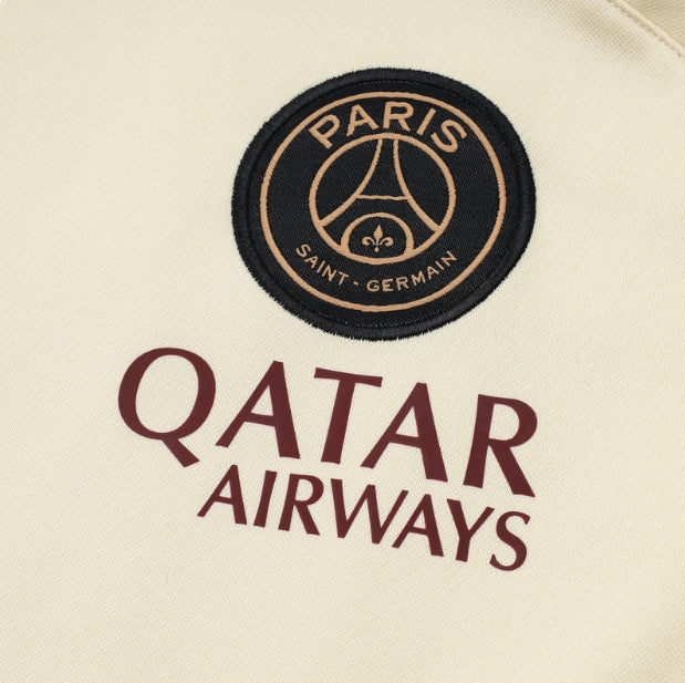 PSG Paris Saint Germain Beige and Dark Blue Tracksuit