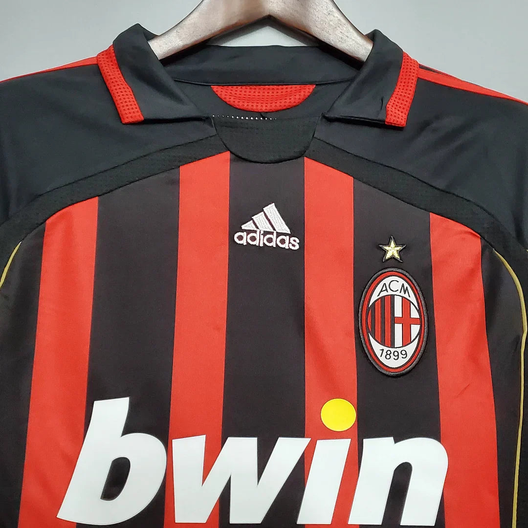2006/2007 Retro AC Milan Home Jersey Long Sleeve
