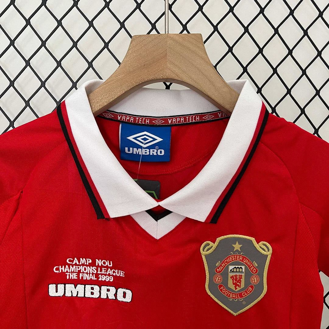 1999/2000 Retro Manchester United European Home Tenue