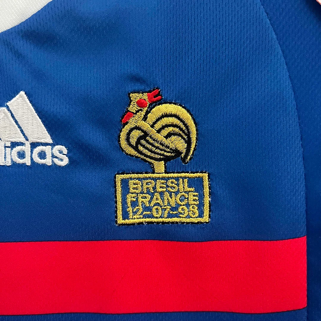 1998 Retro France Home Jersey