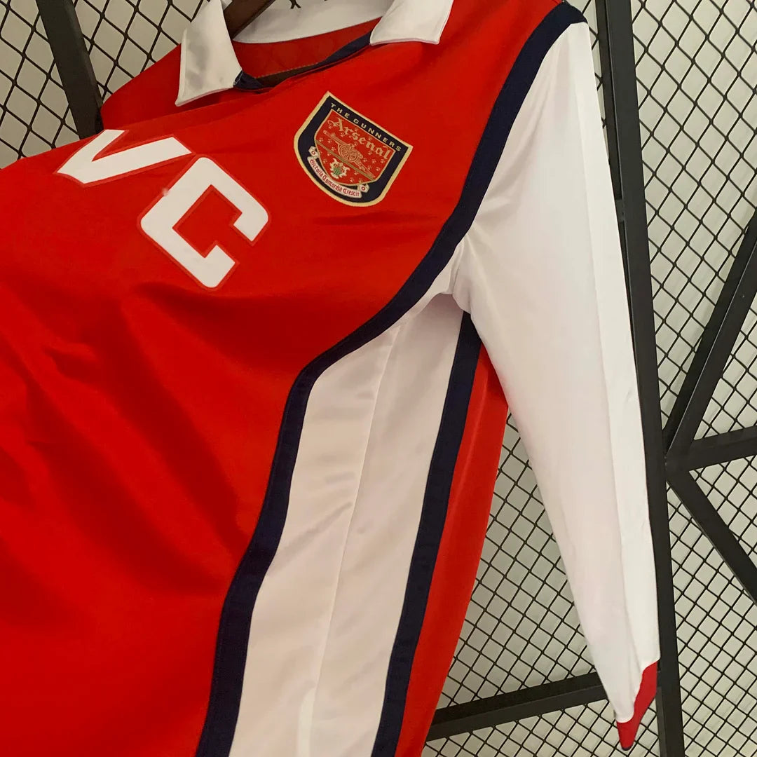 1998-1999 Retro Arsenal Home Jersey Long Sleeve