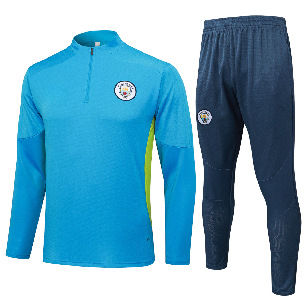 25/26 Manchester City Blue and Yellow Tracksuit
