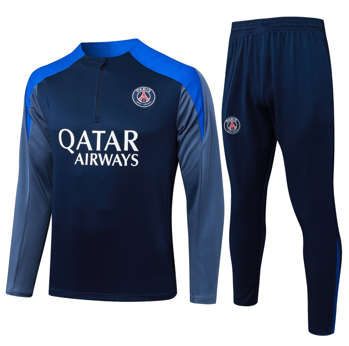25/26 PSG Paris Saint Germain Blue and Grey Tracksuit