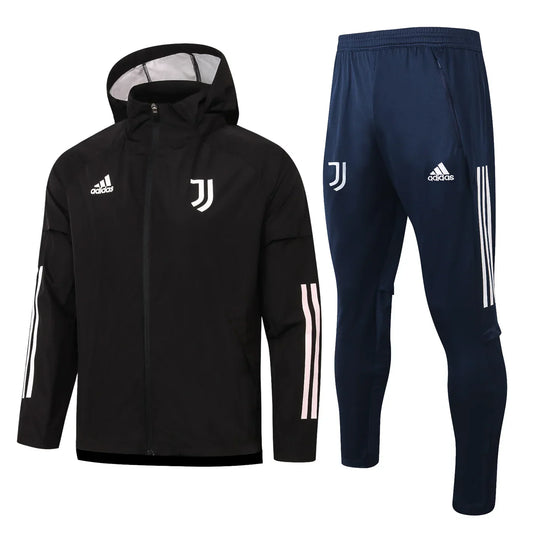 Juventus 24-25 Black and Blue Windbreaker