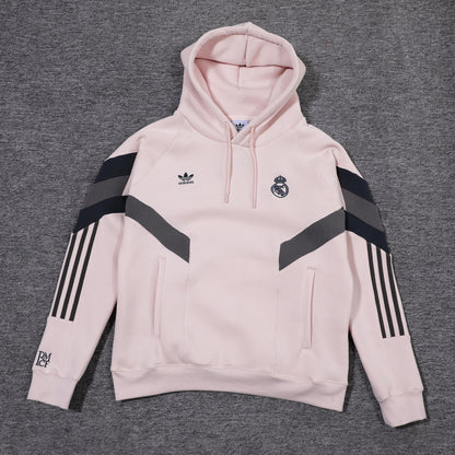 Real Madrid Tracksuit Pink and Grey