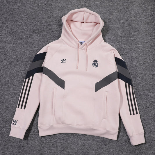 Real Madrid Tracksuit Pink and Grey