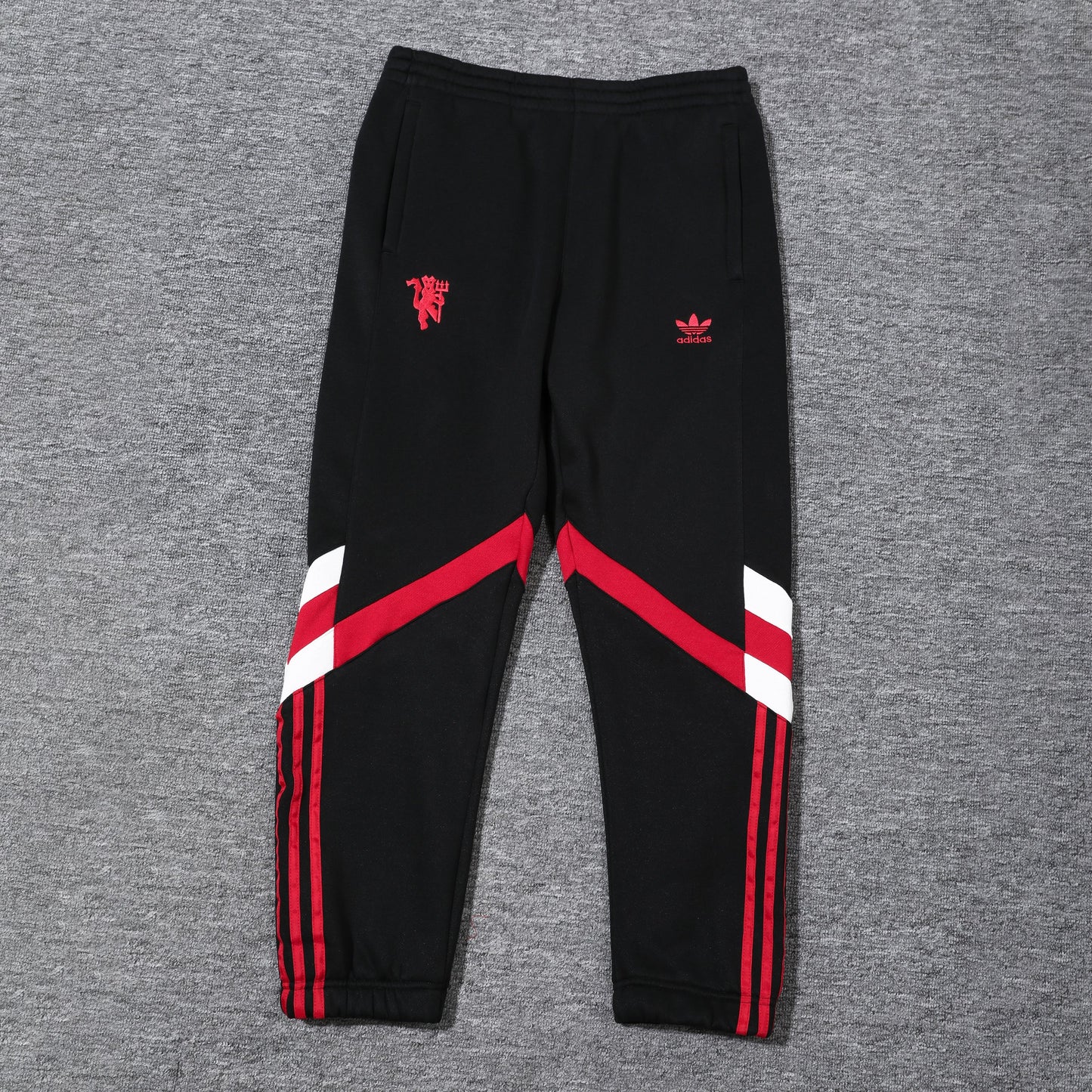 Manchester United Black and Red Tracksuit