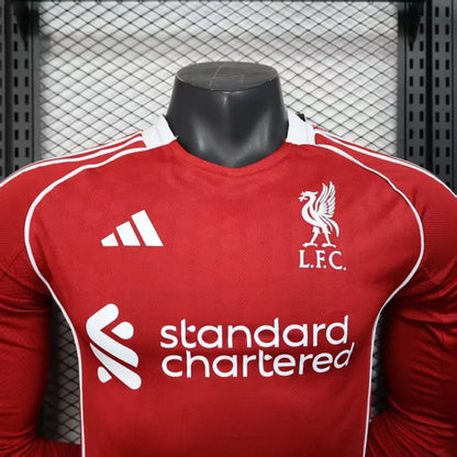25/26 Liverpool FC Home Long Sleeve