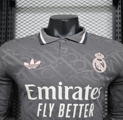 Real Madrid 24-25 Third Kit Long Sleeve