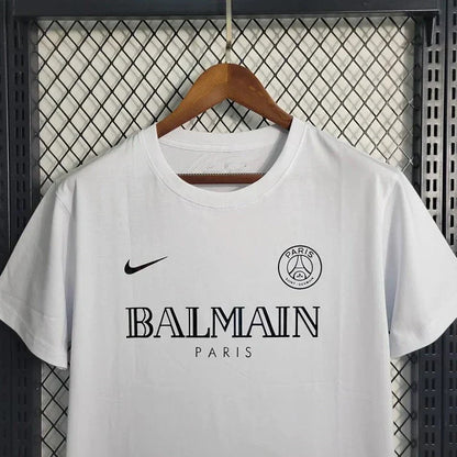 PSG Paris Saint-Germain "Balmain" White Limited Jersery