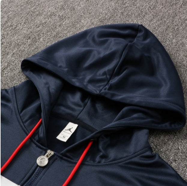 PSG Paris Saint Germain Dark Blue and Red Tracksuit