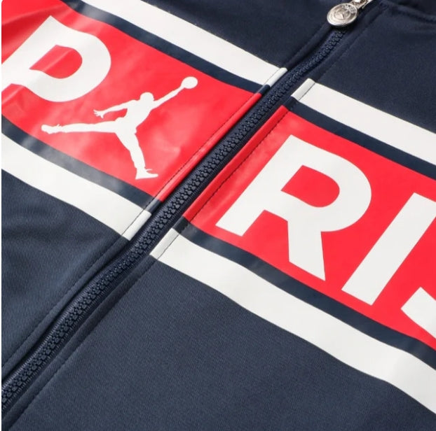 PSG Paris Saint Germain Dark Blue and Red Tracksuit