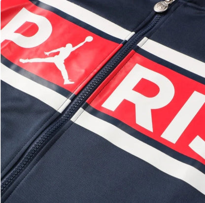 PSG Paris Saint Germain Dark Blue and Red Tracksuit