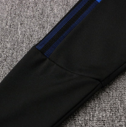 Real Madrid Black and Orange Tracksuit