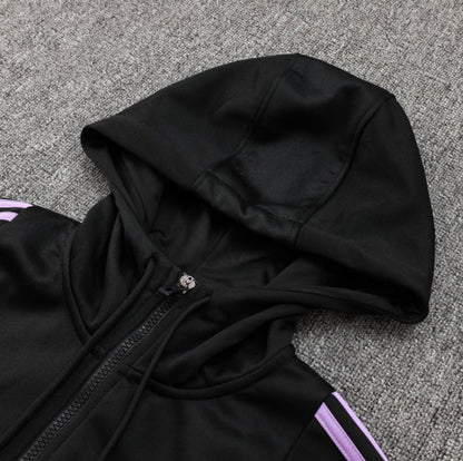 Germany 2024 Black and Pink Tracksuit