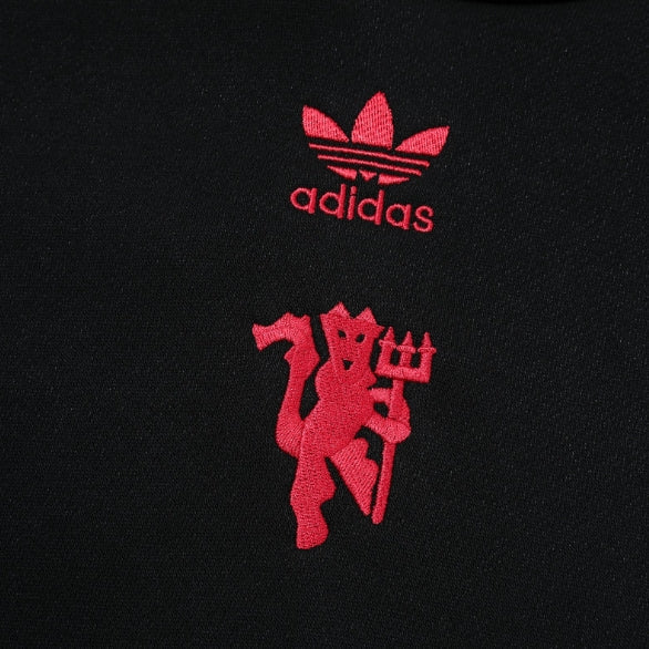 Manchester United Black and Red Tracksuit