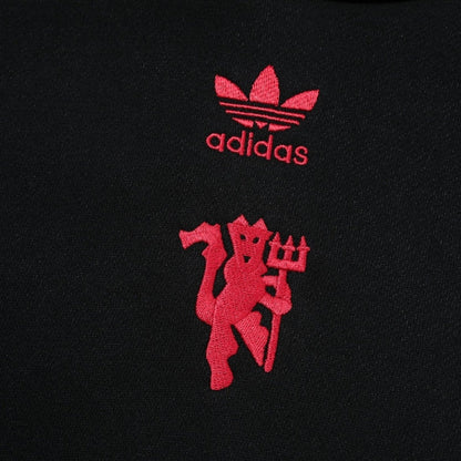 Manchester United Black and Red Tracksuit