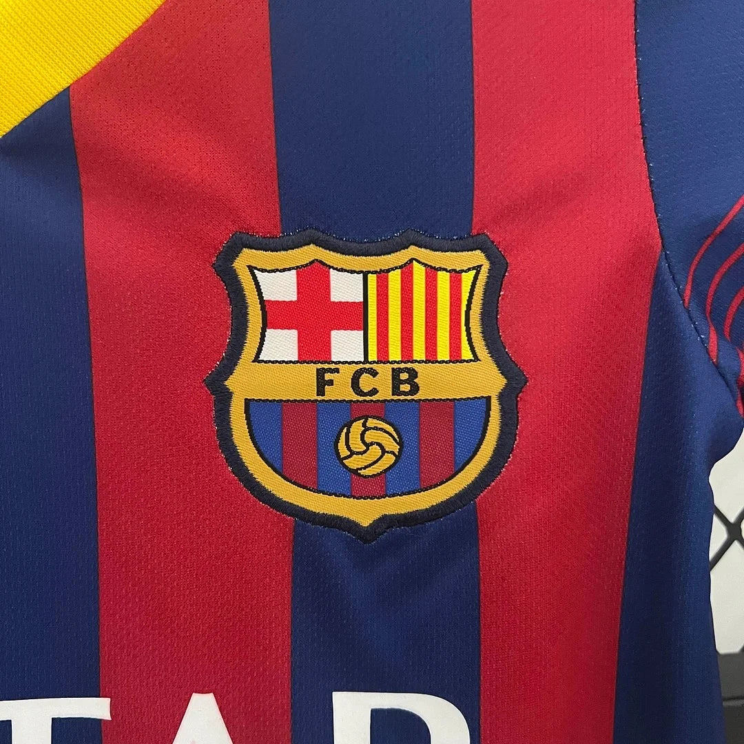 2013/2014 Retro Barcelona Home Kit Kids Size