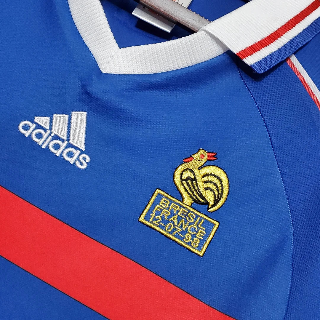 1998 Retro France Home Jersey