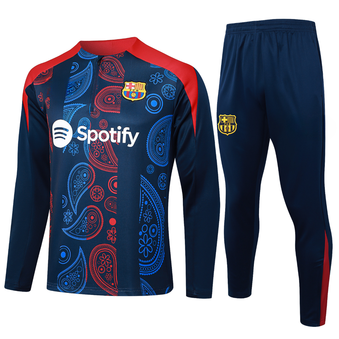 25/26 FC Barcelona Blue and Red Special Tracksuit